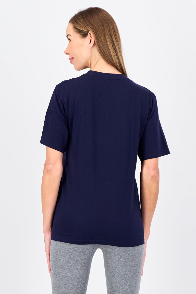 Champion Women Sportswear Fit Short Sleeve Outdoor T-Shirt, Navy - Image 4